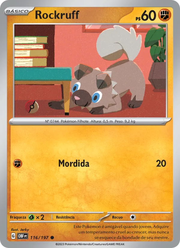 Rockruff (Obsidian Flames #116/197)