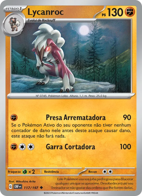 Lycanroc (Obsidian Flames #117/197)