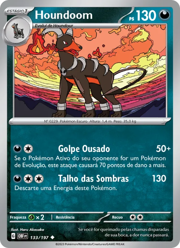 Houndoom (Obsidian Flames #133/197)