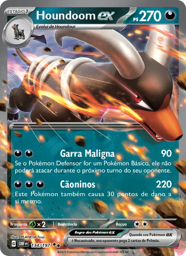Houndoom ex (Obsidian Flames #134/197)