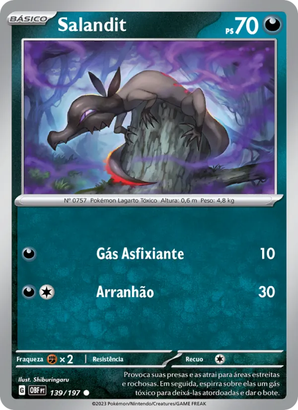 Salandit (Obsidian Flames #139/197)