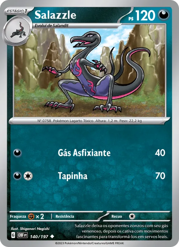 Salazzle (Obsidian Flames #140/197)