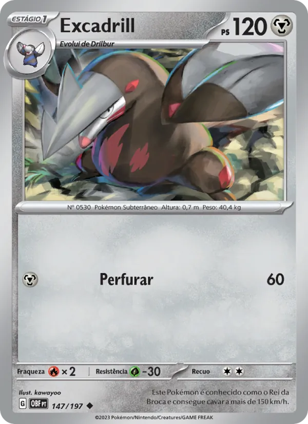 Excadrill (Obsidian Flames #147/197)