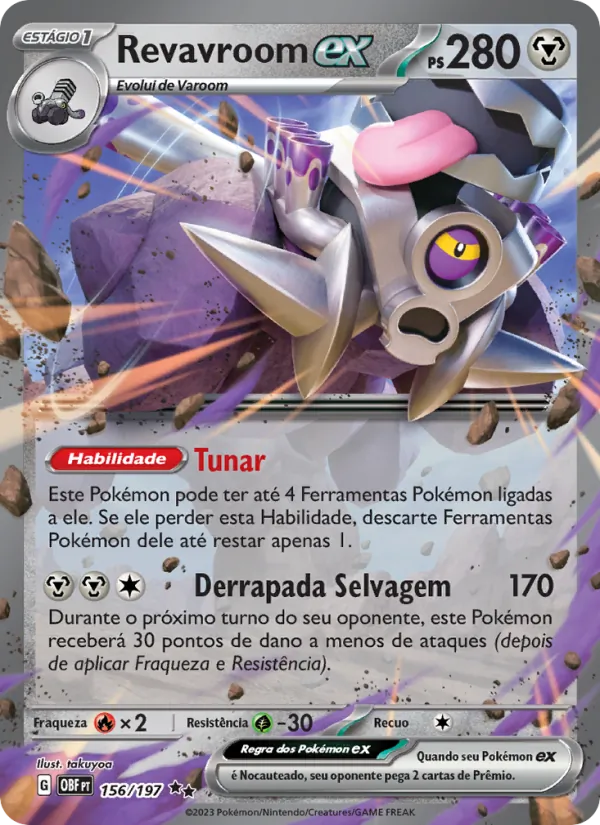 Revavroom ex (Obsidian Flames #156/197)