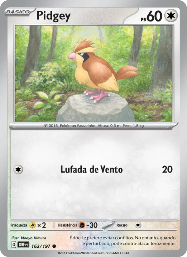 Pidgey (Obsidian Flames #162/197)