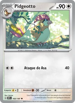 Pidgeotto (Obsidian Flames #163/197)