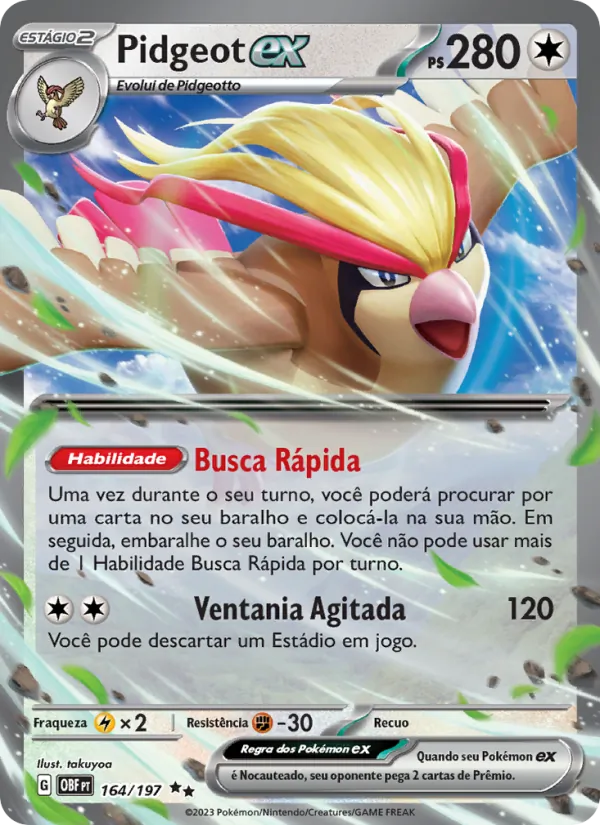 Pidgeot ex (Obsidian Flames #164/197)