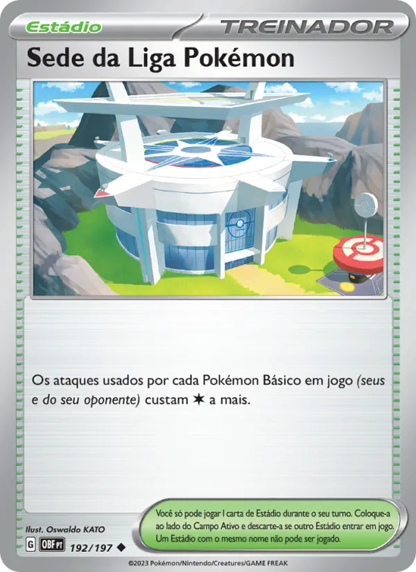 Sede da Liga Pokémon (Obsidian Flames #192/197)