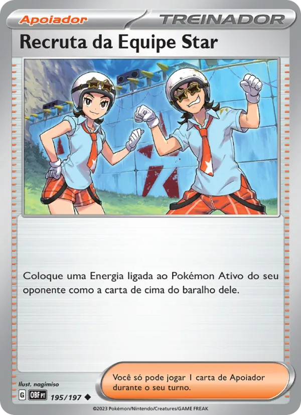 Recruta da Equipe Star (Obsidian Flames #195/197)