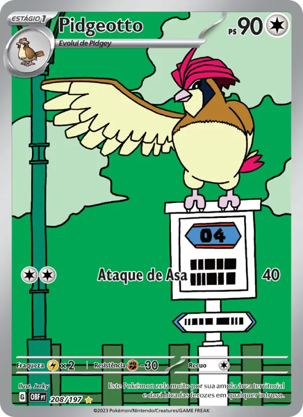 Pidgeotto (Obsidian Flames #208/197)