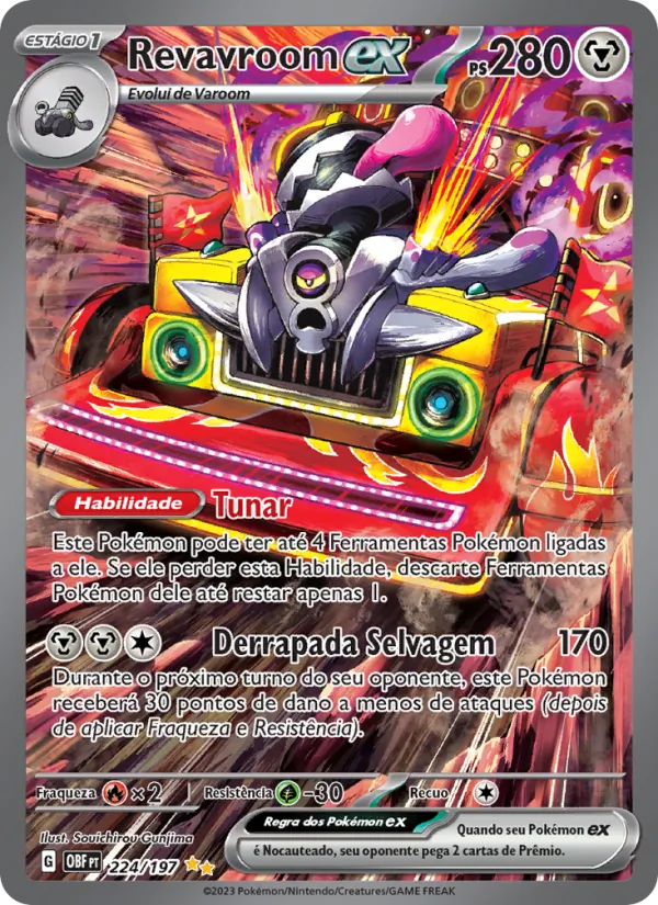 Revavroom ex (Obsidian Flames #224/197)