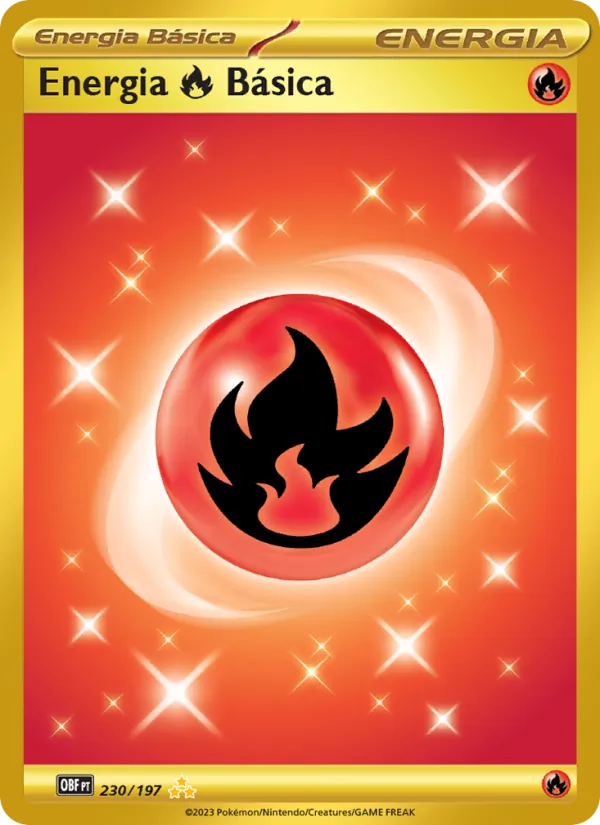 Energia Fire Básica (Obsidian Flames #230/197)