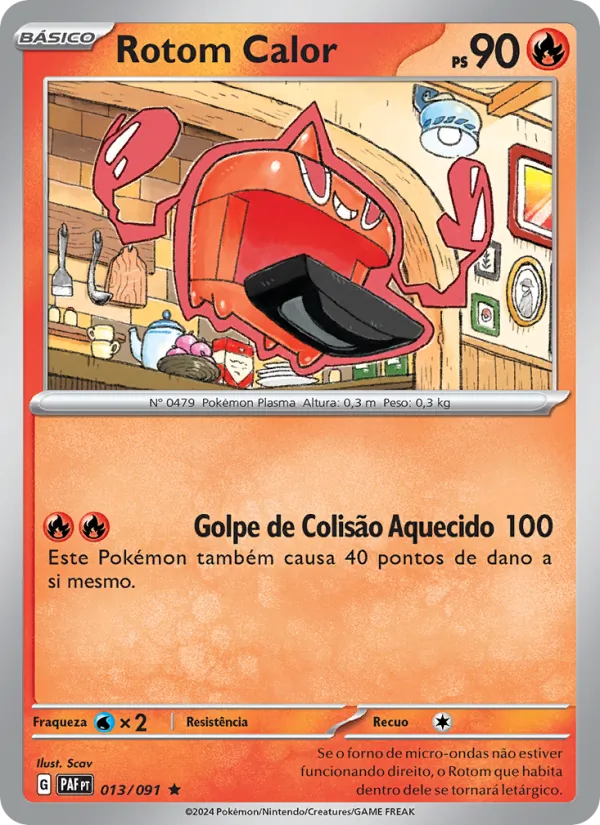 Rotom Calor (Paldean Fates #013/91)