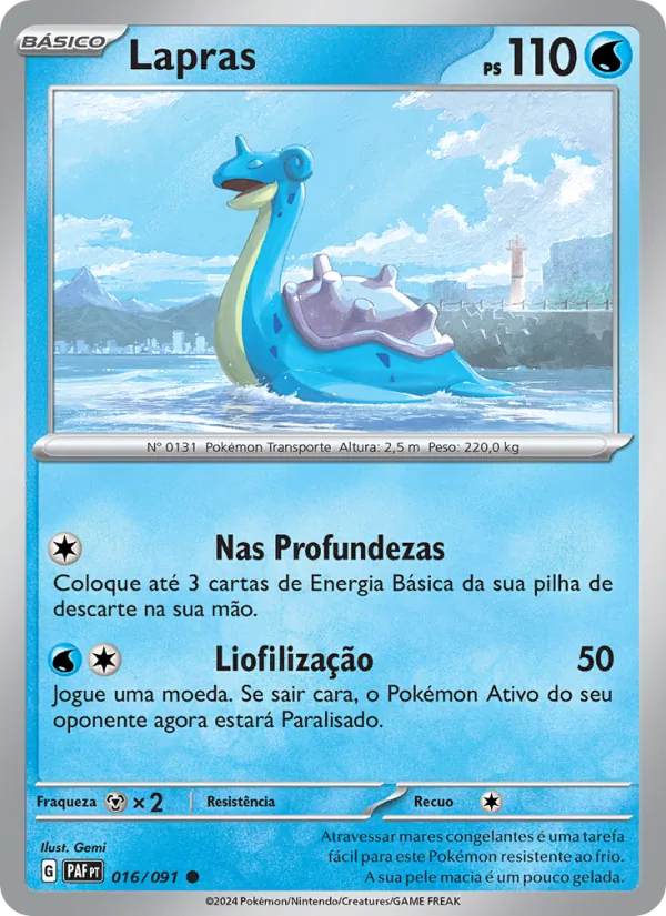 Lapras (Paldean Fates #016/91)