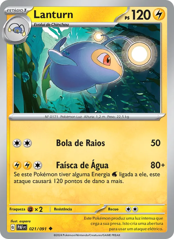 Lanturn (Paldean Fates #021/91)