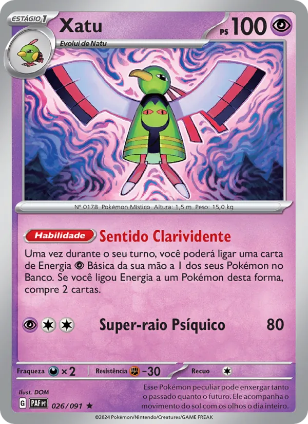 Xatu (Paldean Fates #026/91)
