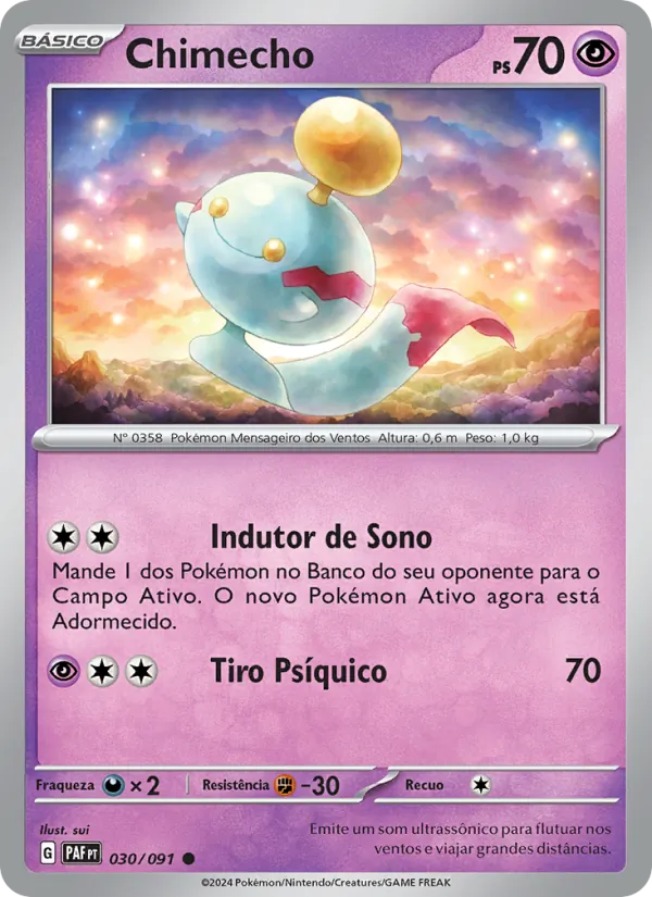 Chimecho (Paldean Fates #030/91)
