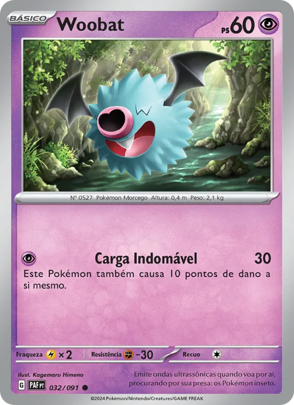 Woobat (Paldean Fates #032/91)