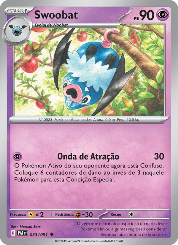Swoobat (Paldean Fates #033/91)