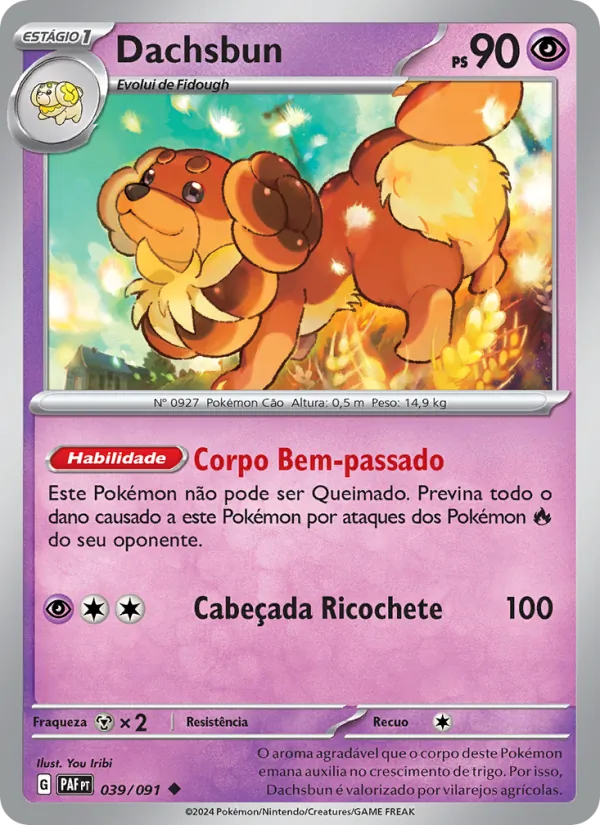 Dachsbun (Paldean Fates #039/91)