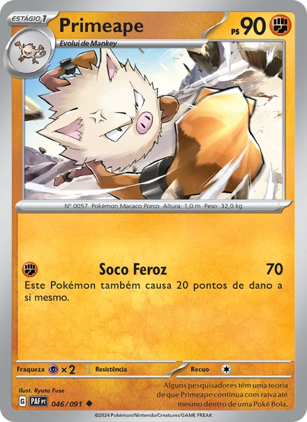 Primeape (Paldean Fates #046/91)