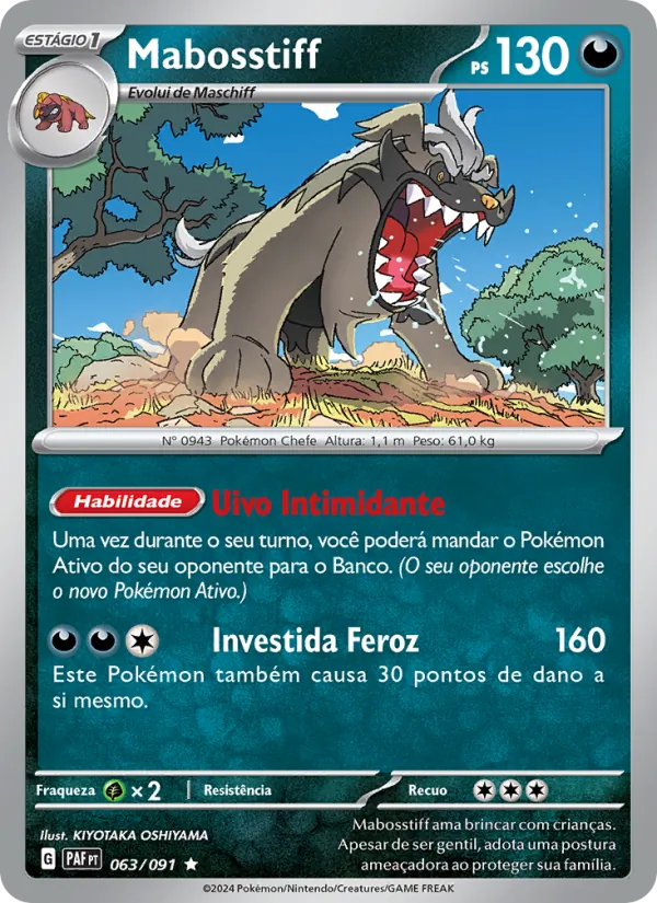 Mabosstiff (Paldean Fates #063/91)
