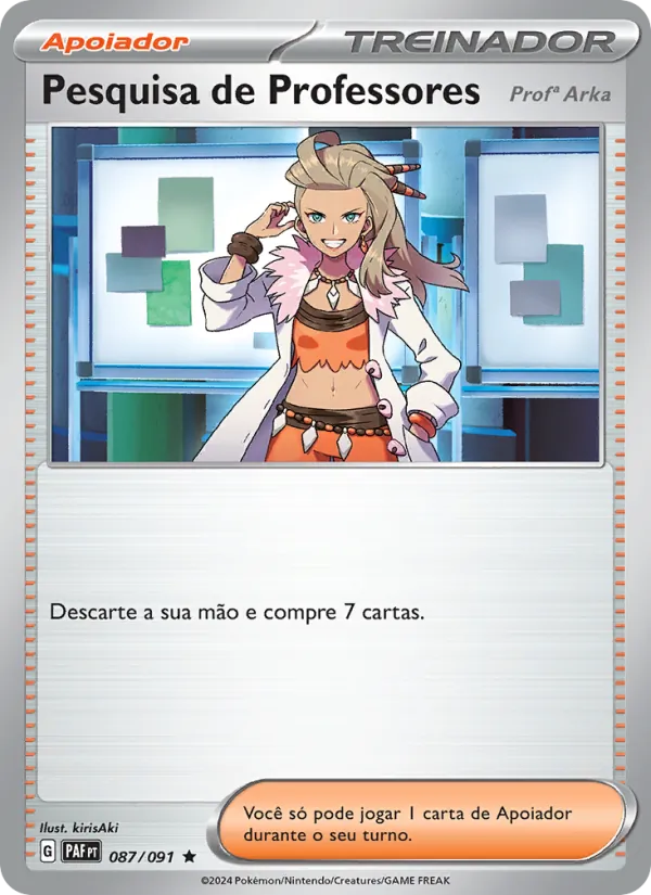 Pesquisa de Professores (Paldean Fates #087/91)