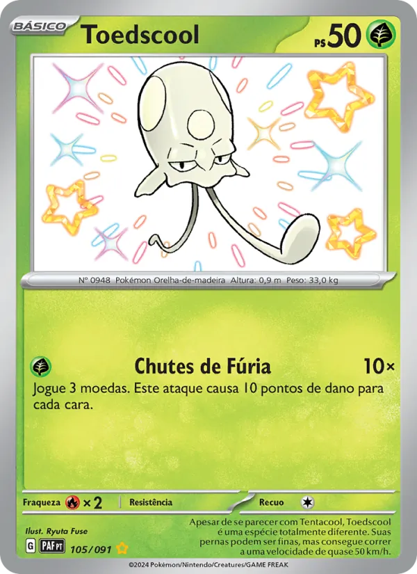 Toedscool (Paldean Fates #105/91)