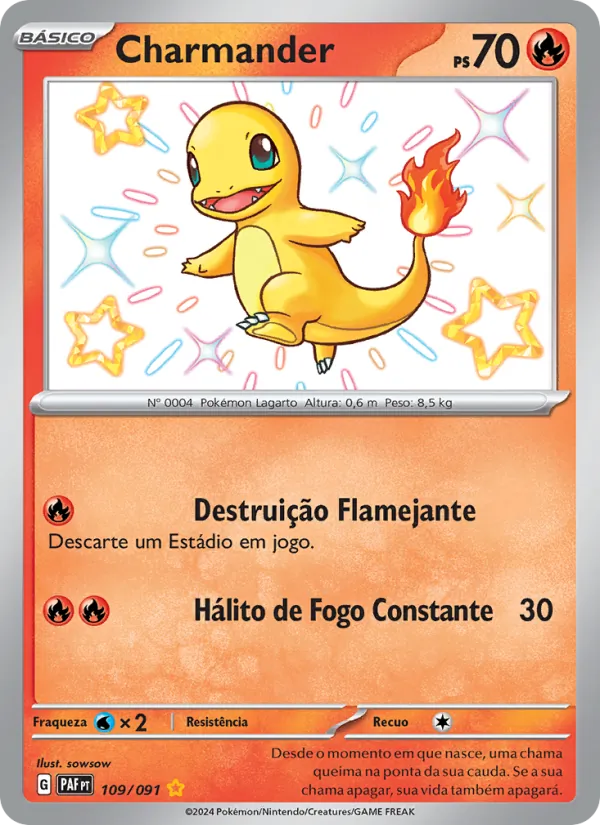 Charmander (Paldean Fates #109/91)