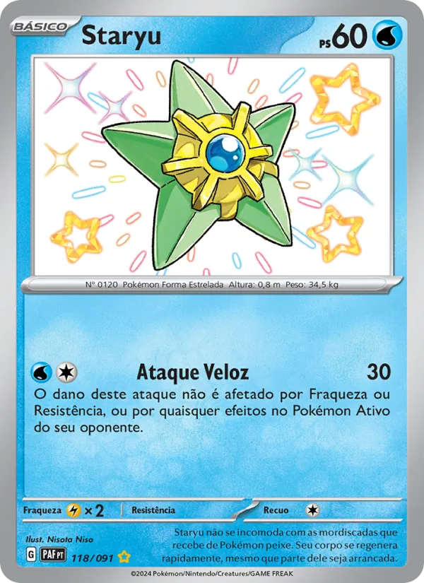 Staryu (Paldean Fates #118/91)
