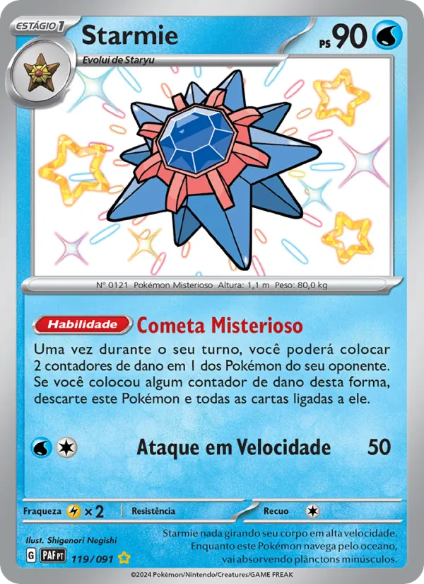 Starmie (Paldean Fates #119/91)