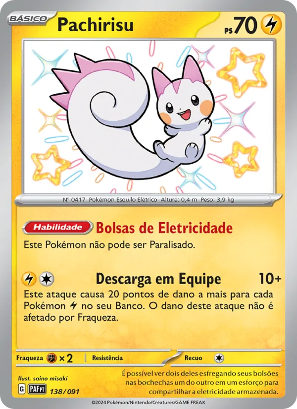 Pachirisu (Paldean Fates #138/91)