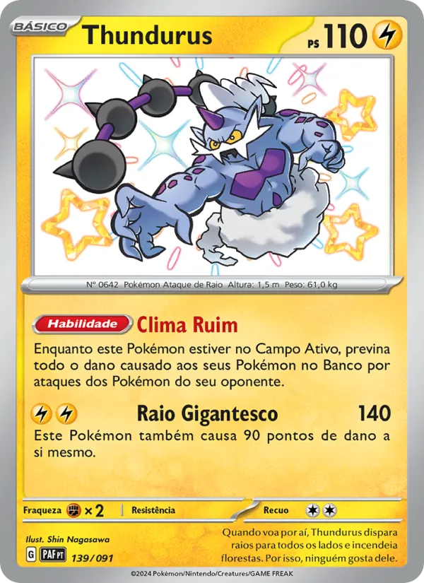 Thundurus (Paldean Fates #139/91)