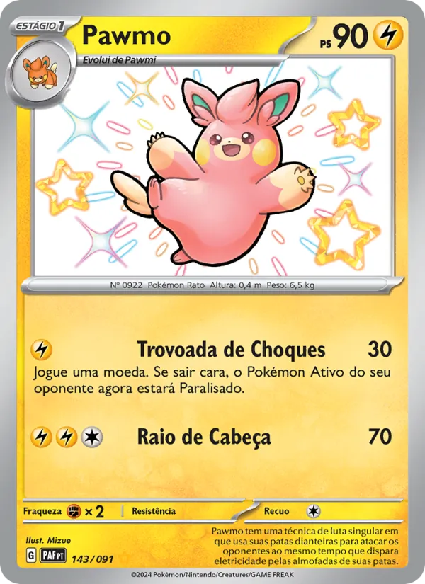 Pawmo (Paldean Fates #143/91)