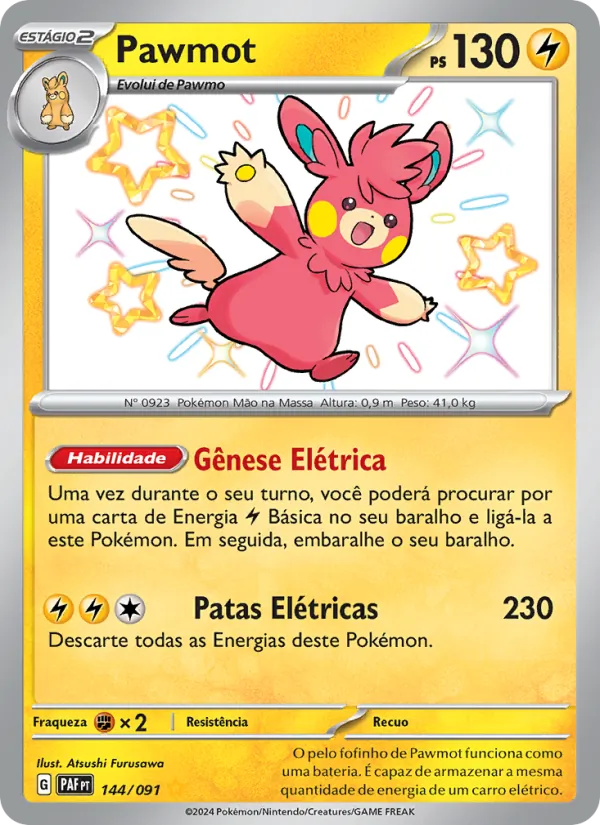 Pawmot (Paldean Fates #144/91)