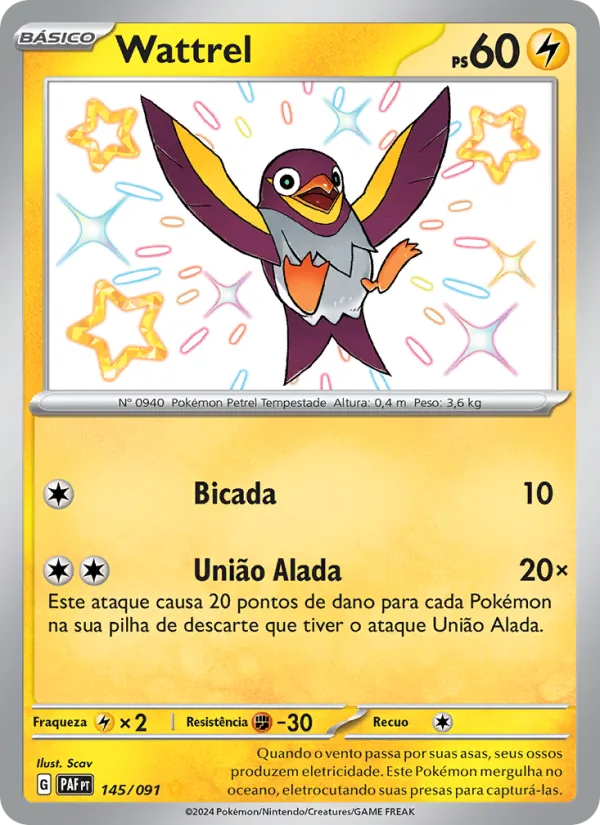 Wattrel (Paldean Fates #145/91)