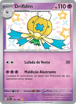 Drifblim (Paldean Fates #156/91)