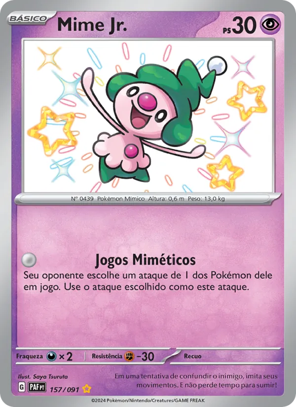Mime Jr. (Paldean Fates #157/91)