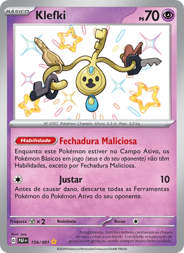 Klefki (Paldean Fates #159/91)