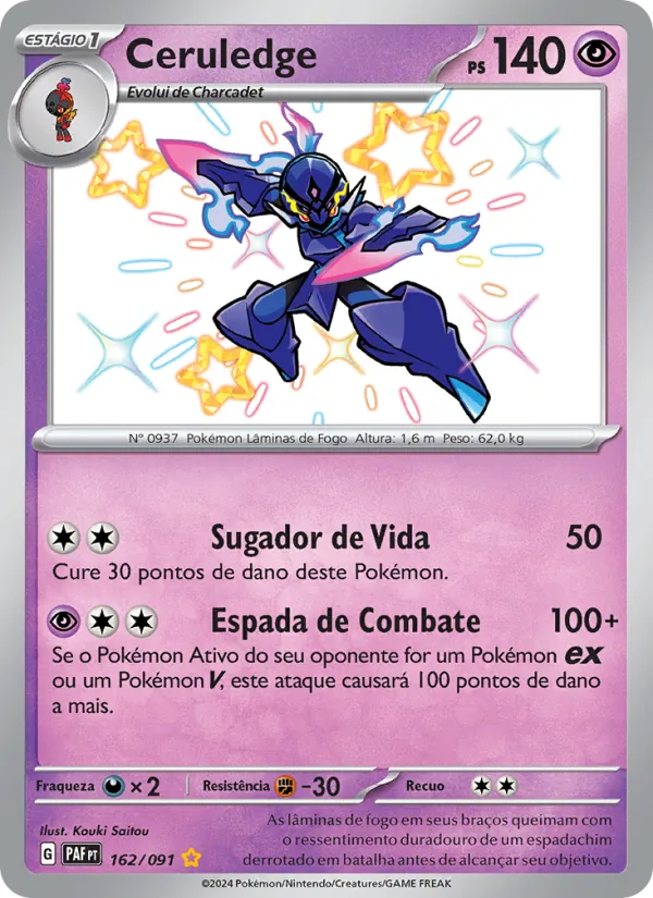 Ceruledge (Paldean Fates #162/91)
