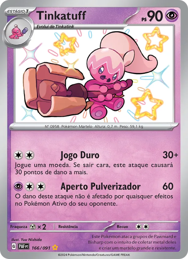 Tinkatuff (Paldean Fates #166/91)