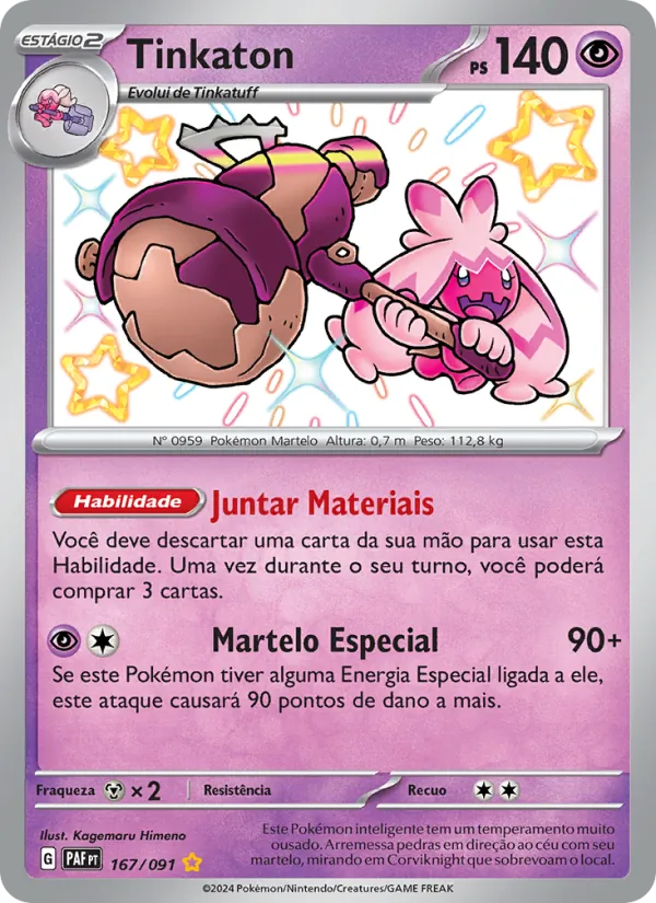 Tinkaton (Paldean Fates #167/91)