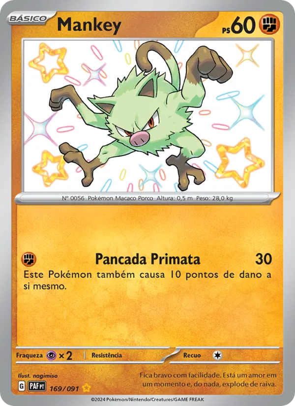 Mankey (Paldean Fates #169/91)