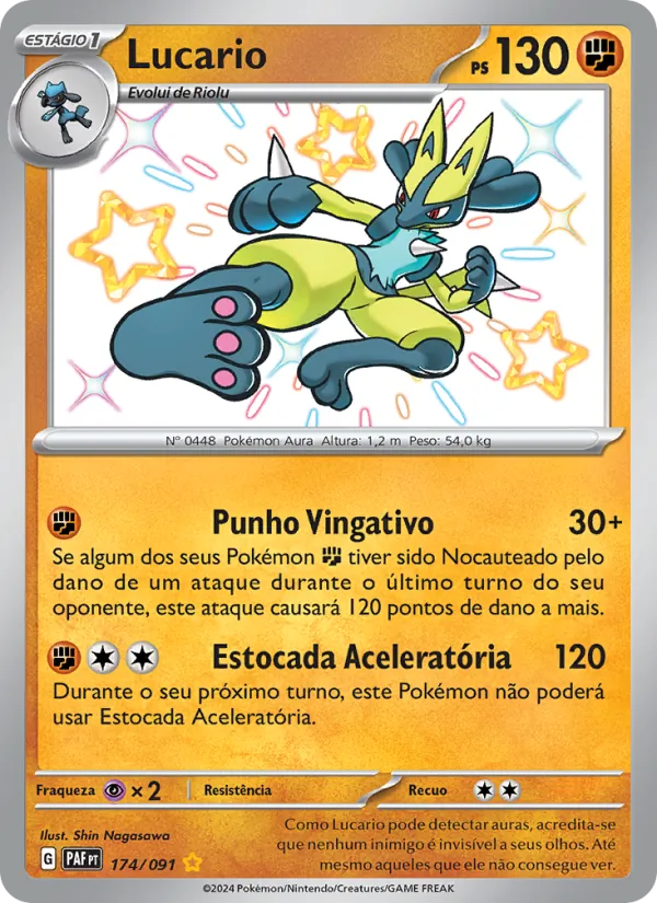 Lucario (Paldean Fates #174/91)