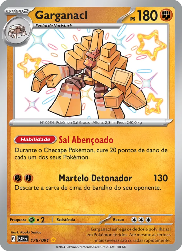 Garganacl (Paldean Fates #178/91)