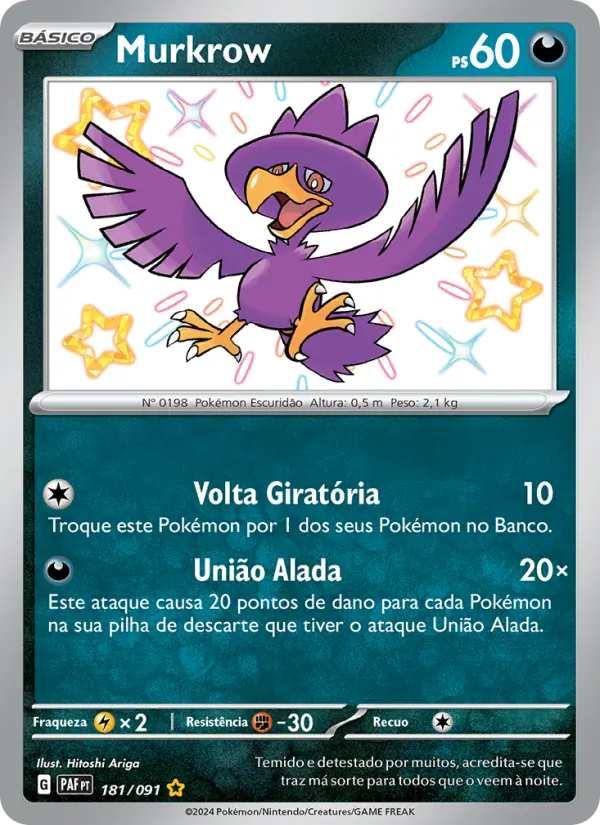Murkrow (Paldean Fates #181/91)