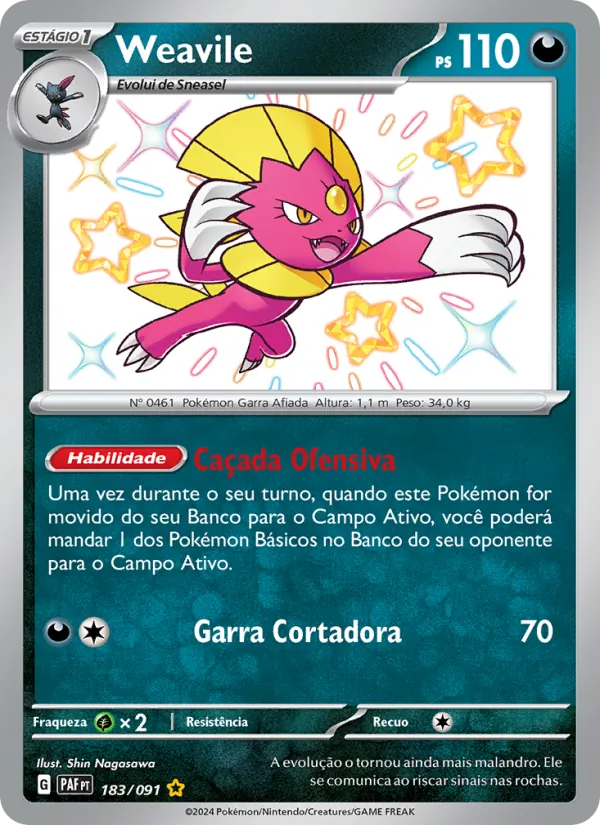 Weavile (Paldean Fates #183/91)