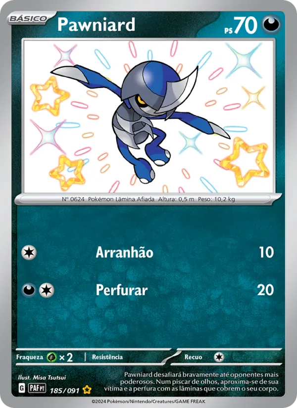Pawniard (Paldean Fates #185/91)