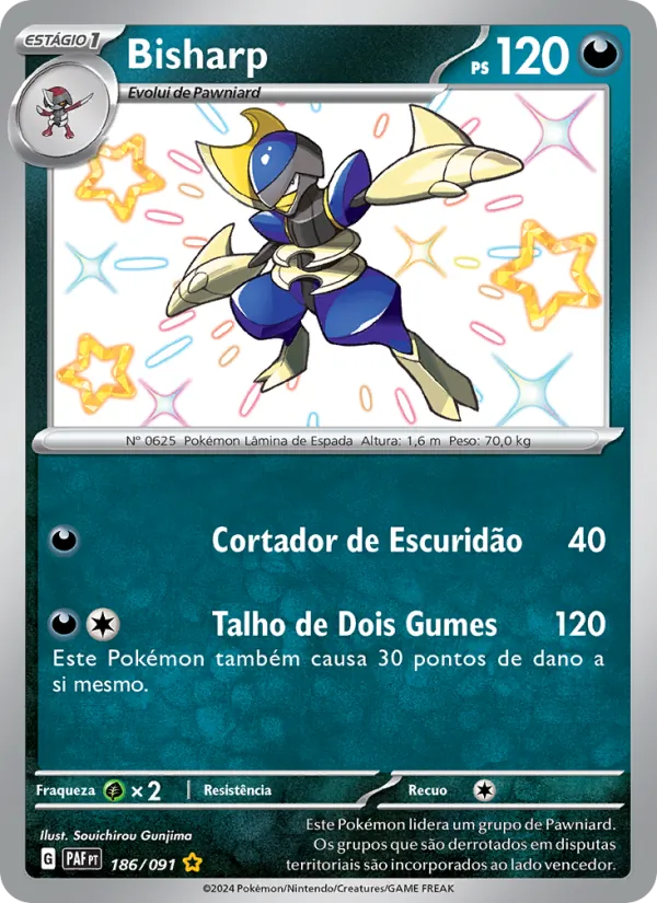 Bisharp (Paldean Fates #186/91)