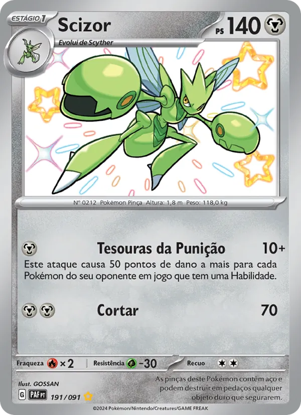 Scizor (Paldean Fates #191/91)